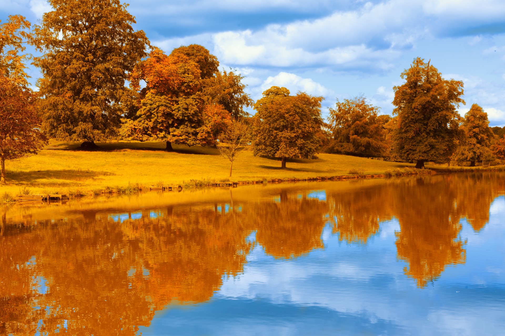 Autumn by the Lake