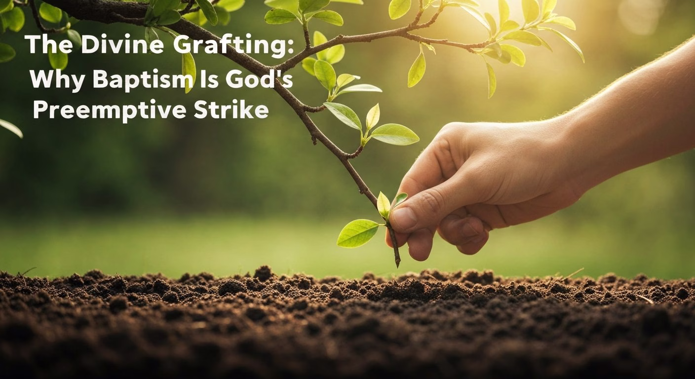 The Divine Grafting: Why Baptism Is God's Preemptive Strike