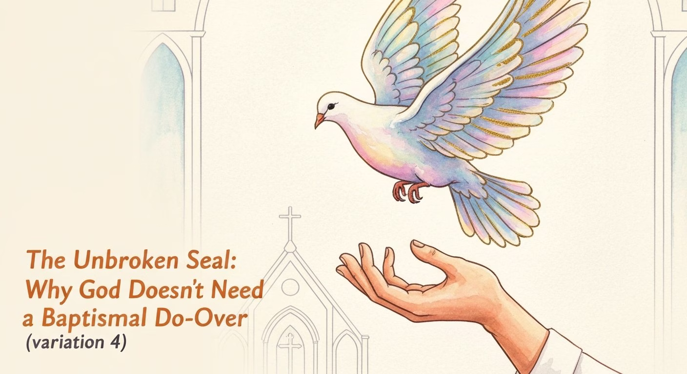 The Unbroken Seal: Why God Doesn’t Need a Baptismal Do-Over