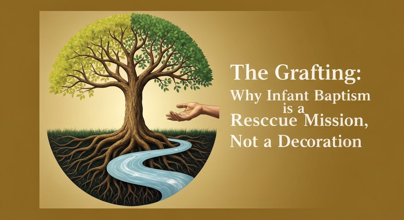 The Grafting: Why Infant Baptism is a Rescue Mission, Not a Decoration