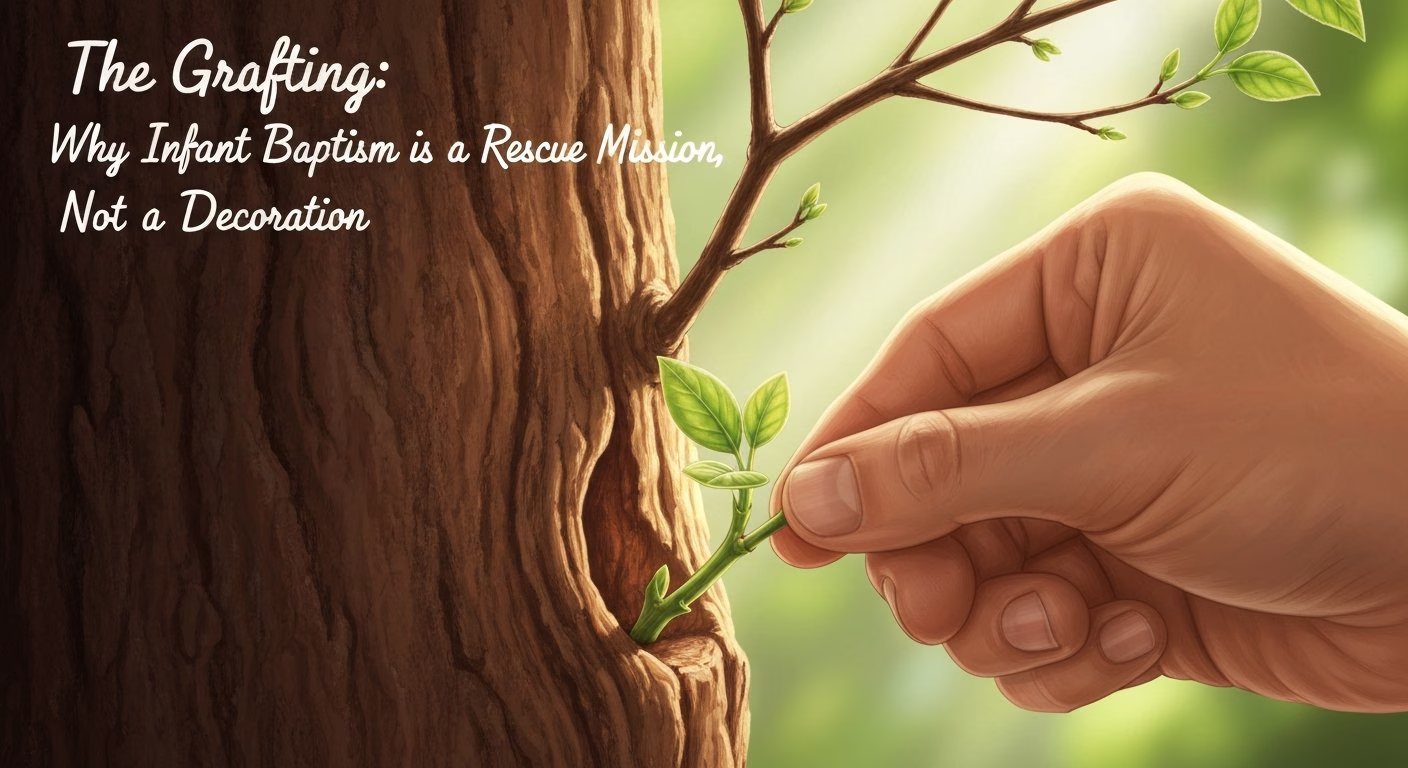 The Grafting: Why Infant Baptism is a Rescue Mission, Not a Decoration