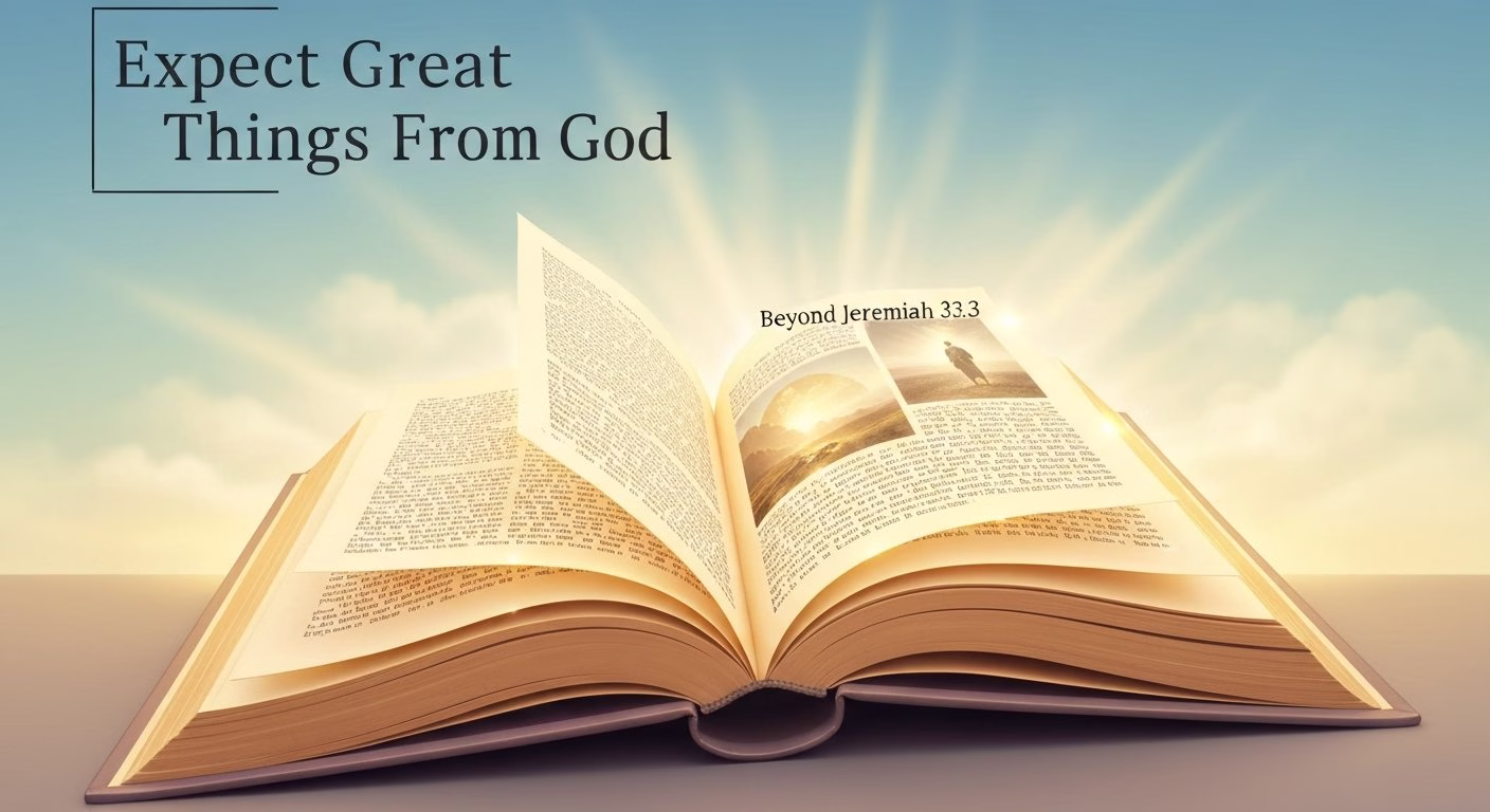 Expect Great Things From God: Beyond Jeremiah 33:3