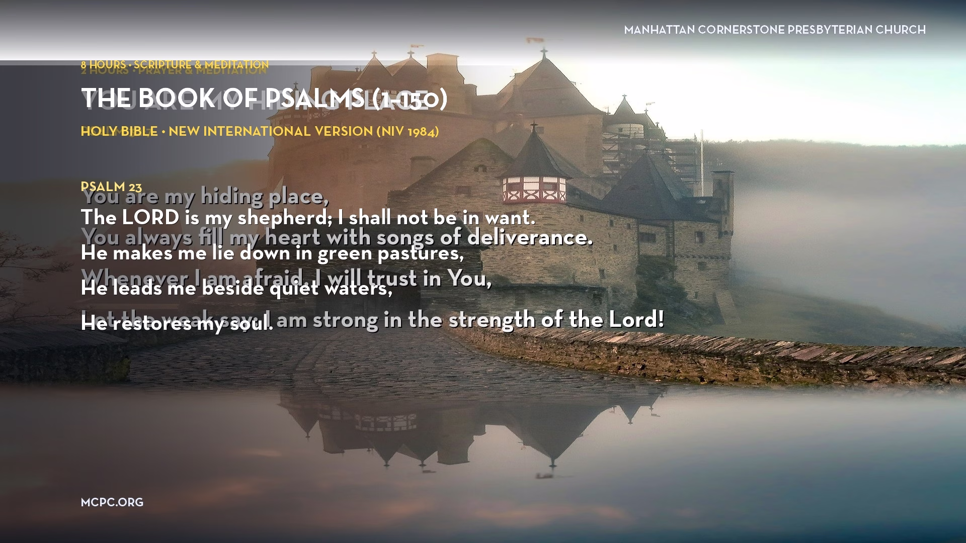 Sanctuary Scripture and Sacred Worship